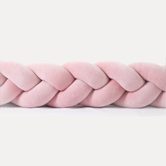 Stuðkantur Flétta (3 strands) - Powder Pink