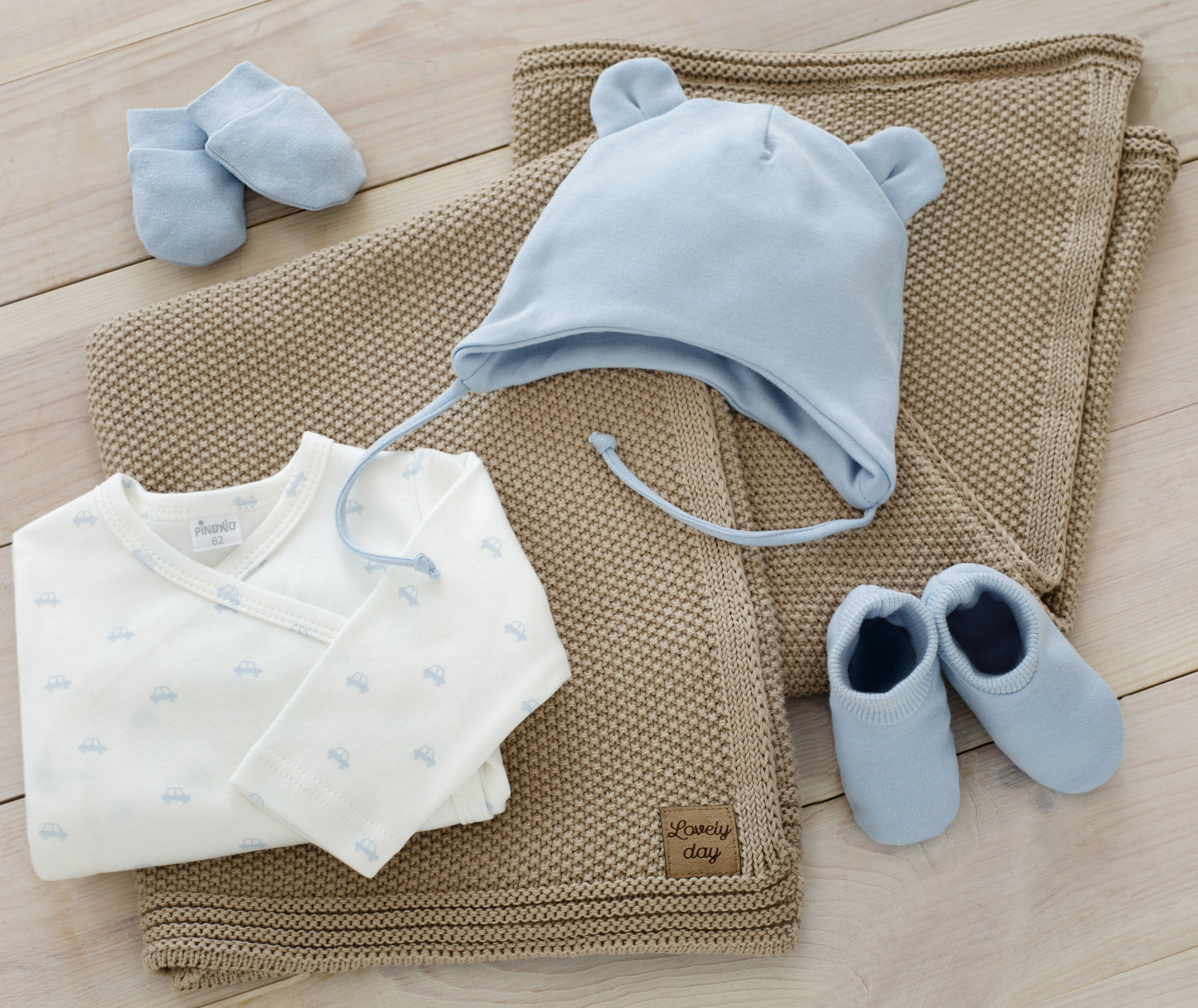 Ungbarna sokkaskór - Basic Baby Blue