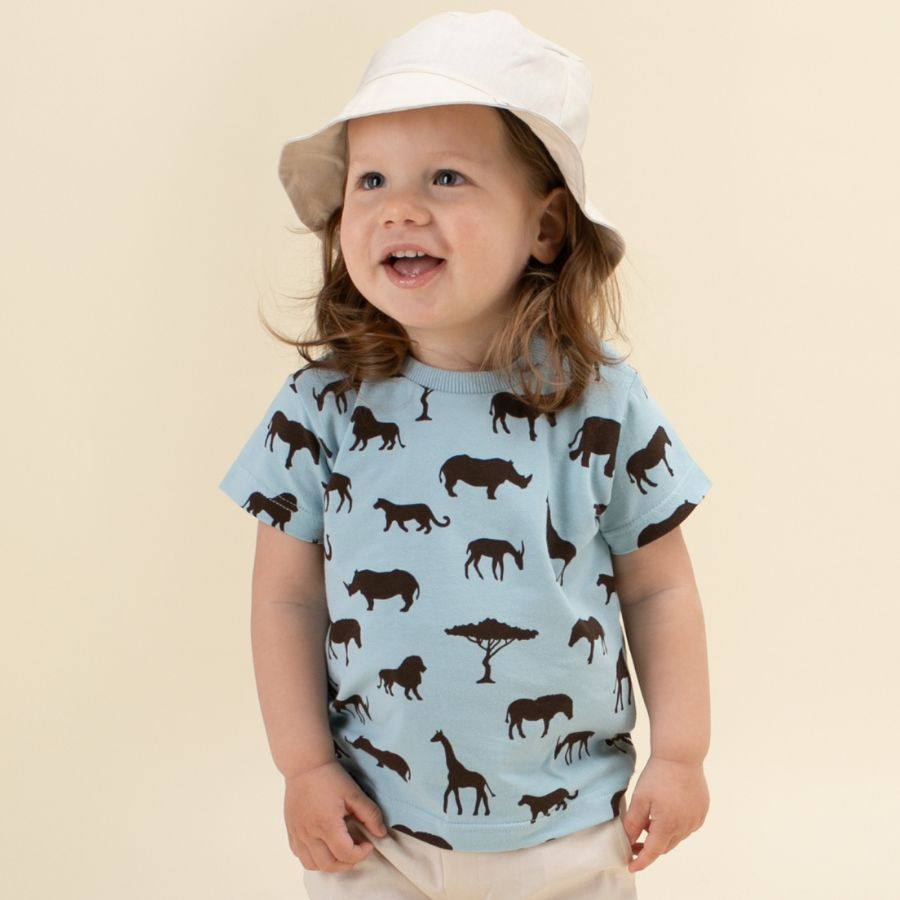 Stuttermabolur - Safari Blue T-shirt