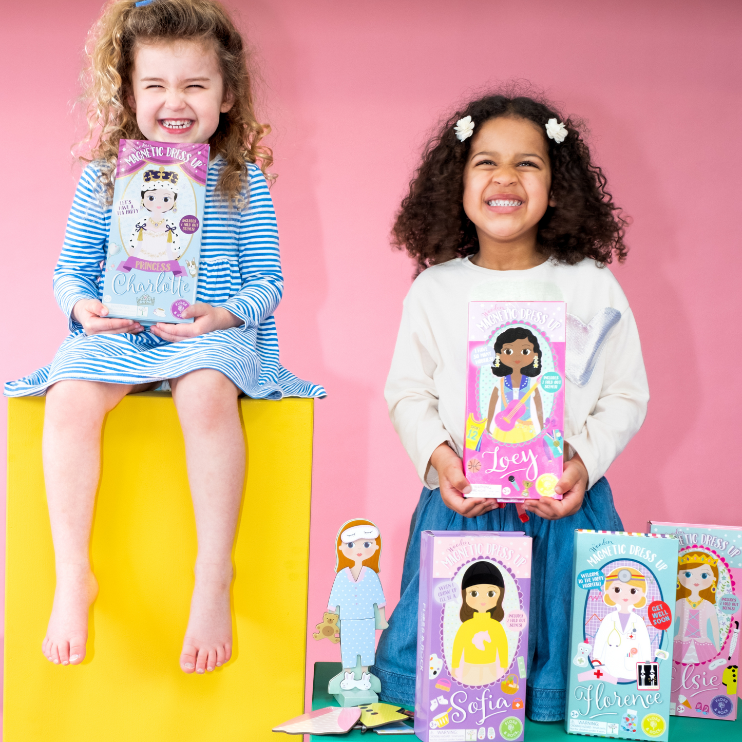 Seglar - Magnetic Dress Up Doll - Sofia