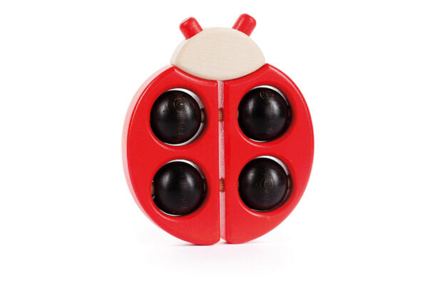Viðarleikfang Ladybird - Red