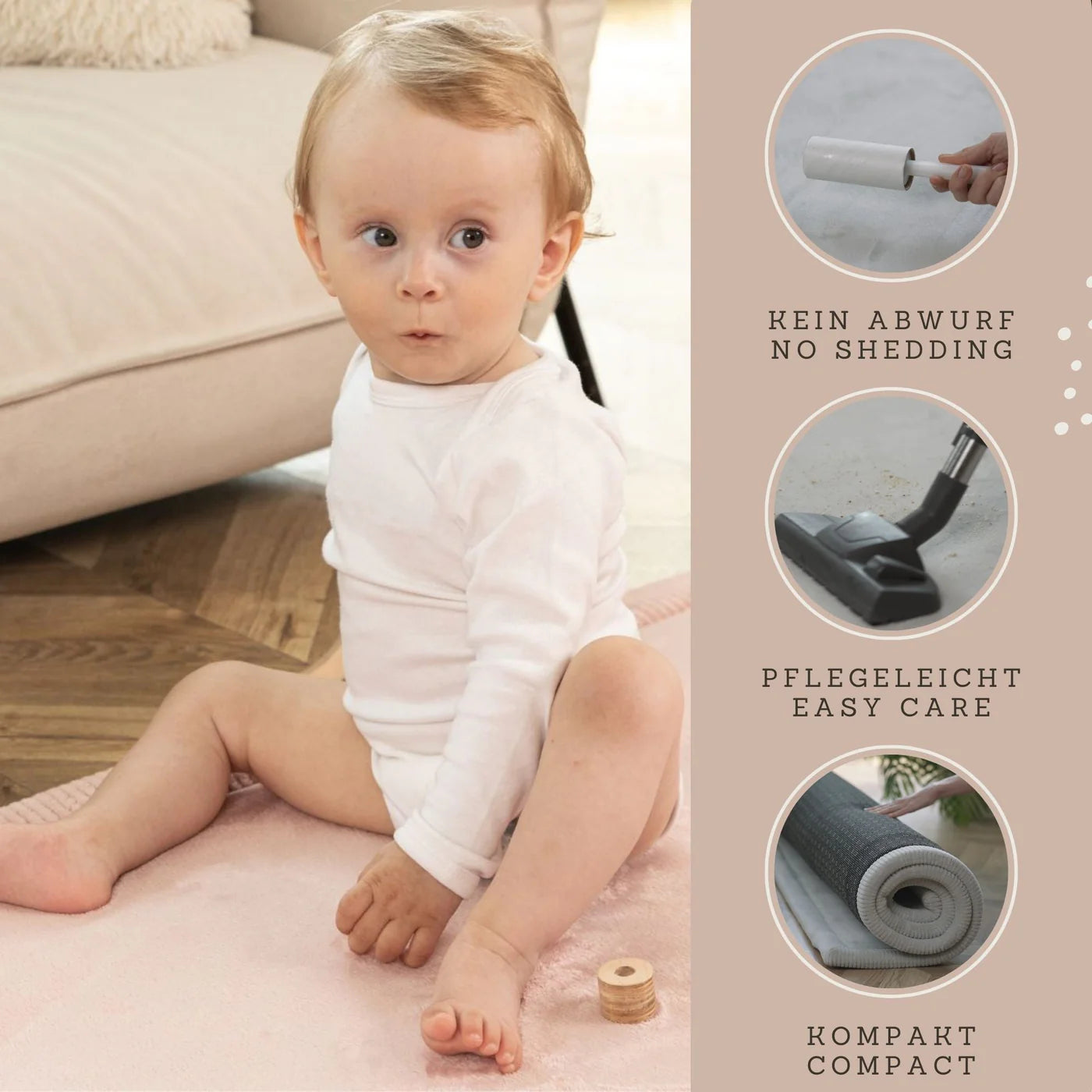 Motta - Cloud Soft Beige 200/150cm