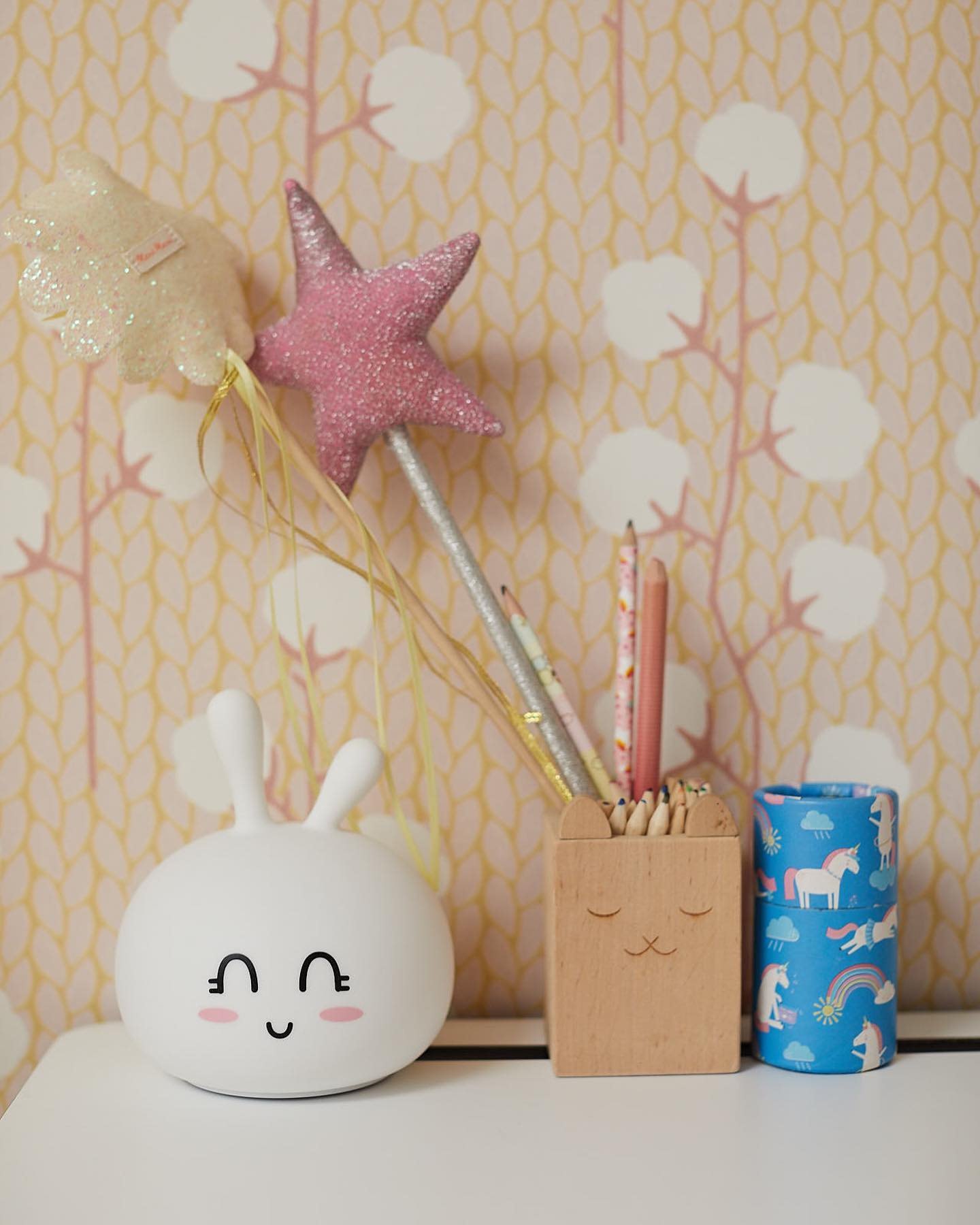 Mjúkur Sílikon Lampi - Bunny
