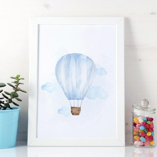 Veggspjald - Balloon - stærð 50x70cm
