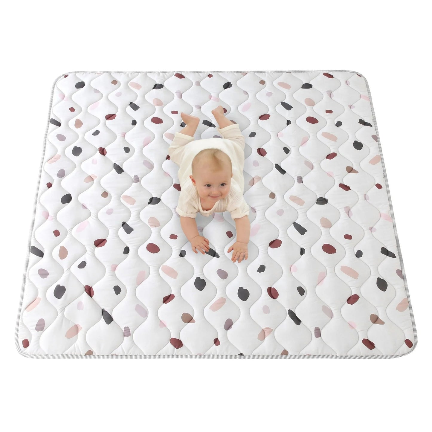 Quilted Leikmotta - Confetti 127/127cm - FORPÖNTUN