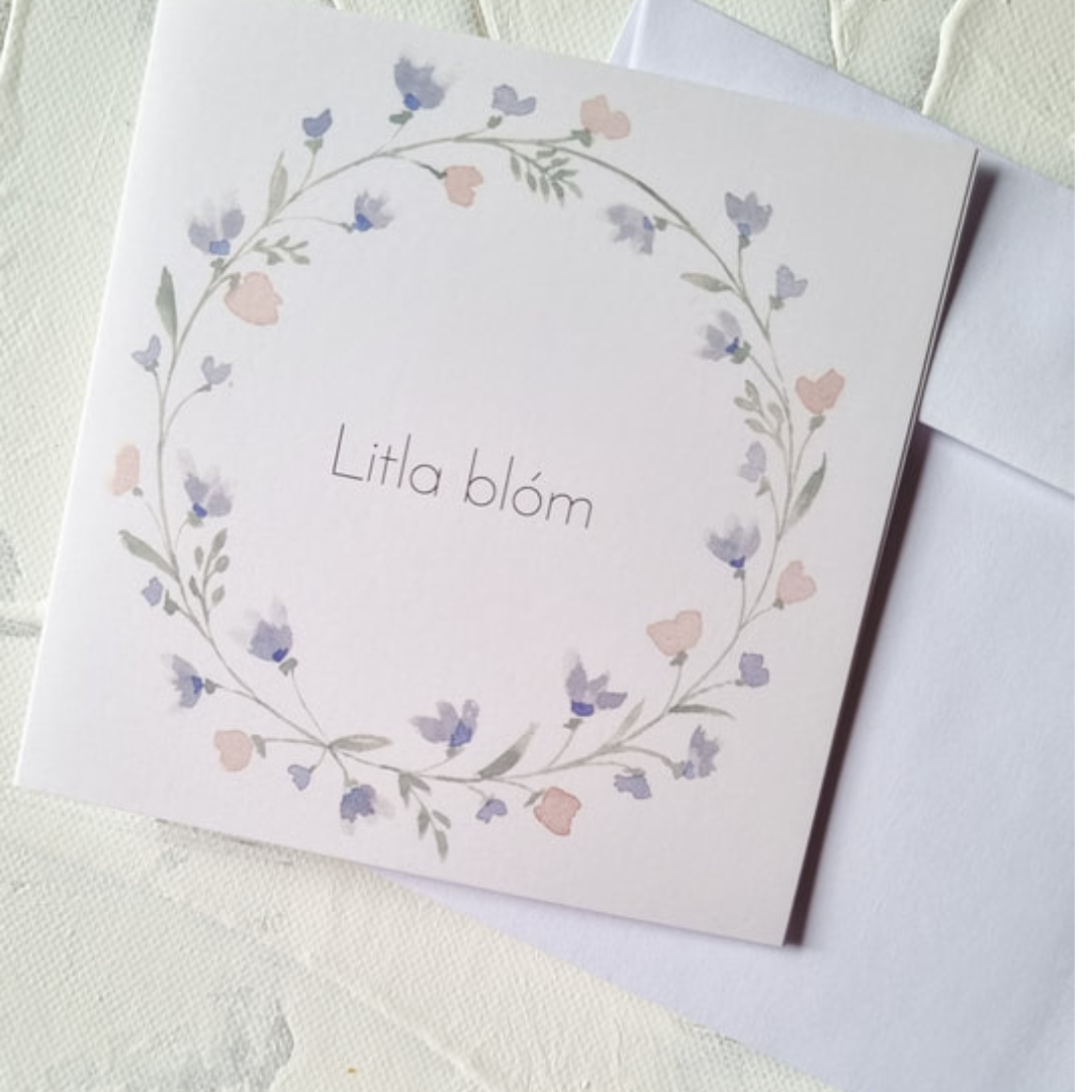 Tækifæriskort - Watercolor by Ruth