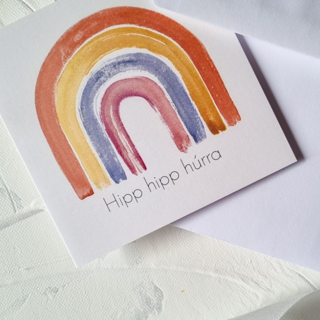 Tækifæriskort - Watercolor by Ruth