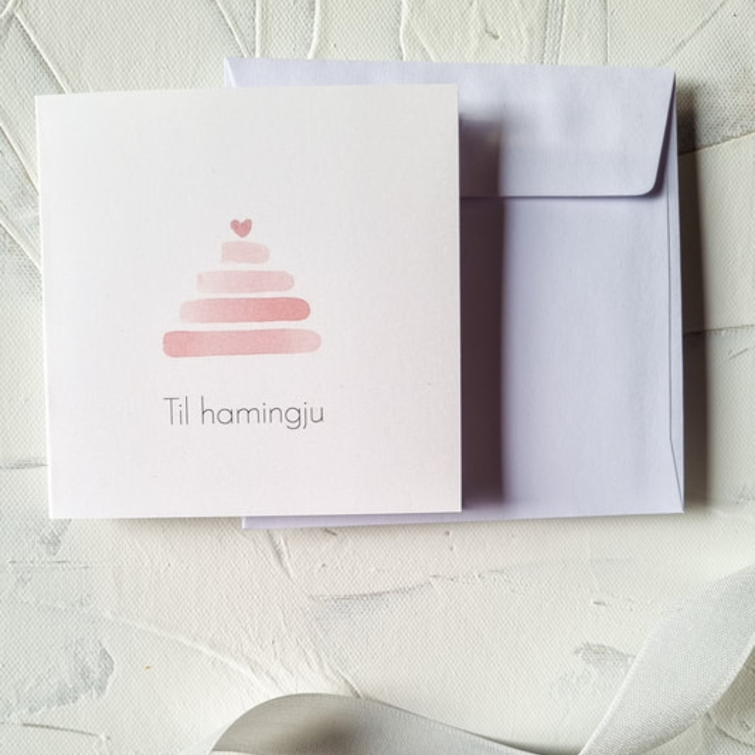 Tækifæriskort - Watercolor by Ruth