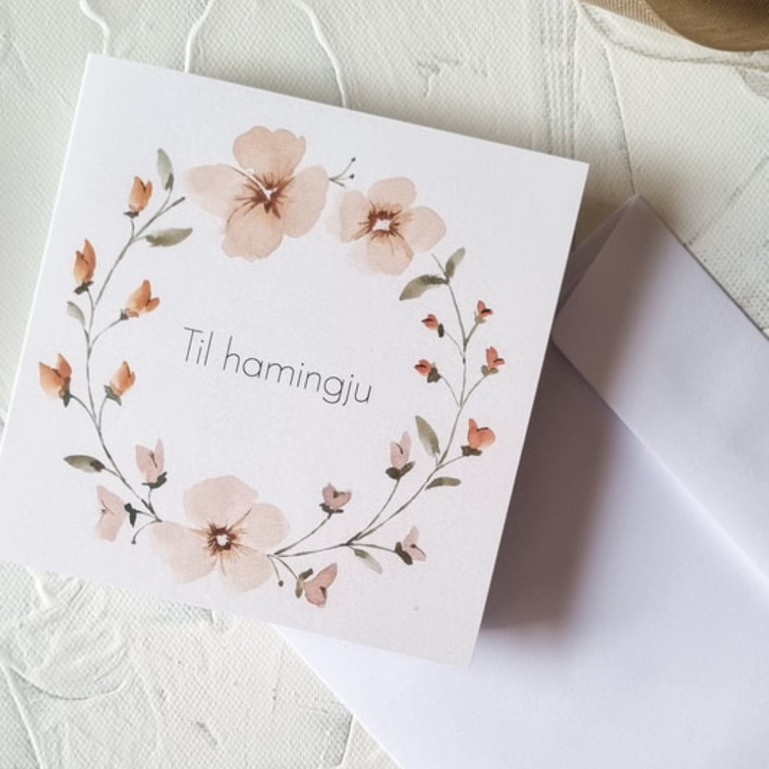 Tækifæriskort - Watercolor by Ruth