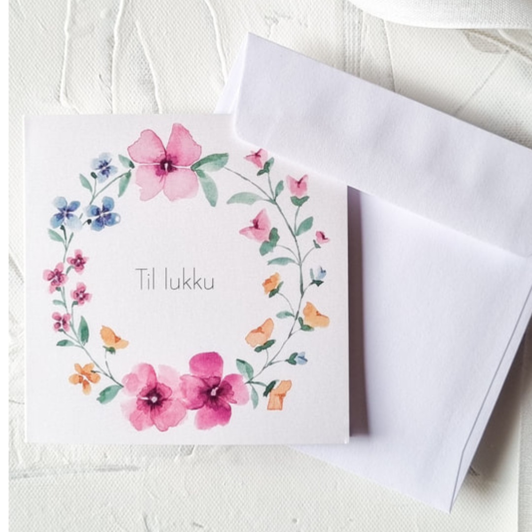 Tækifæriskort - Watercolor by Ruth