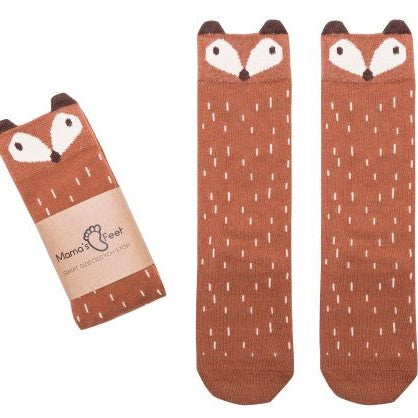 Hnésokkar - Sneaky Fox Gray & Ginger