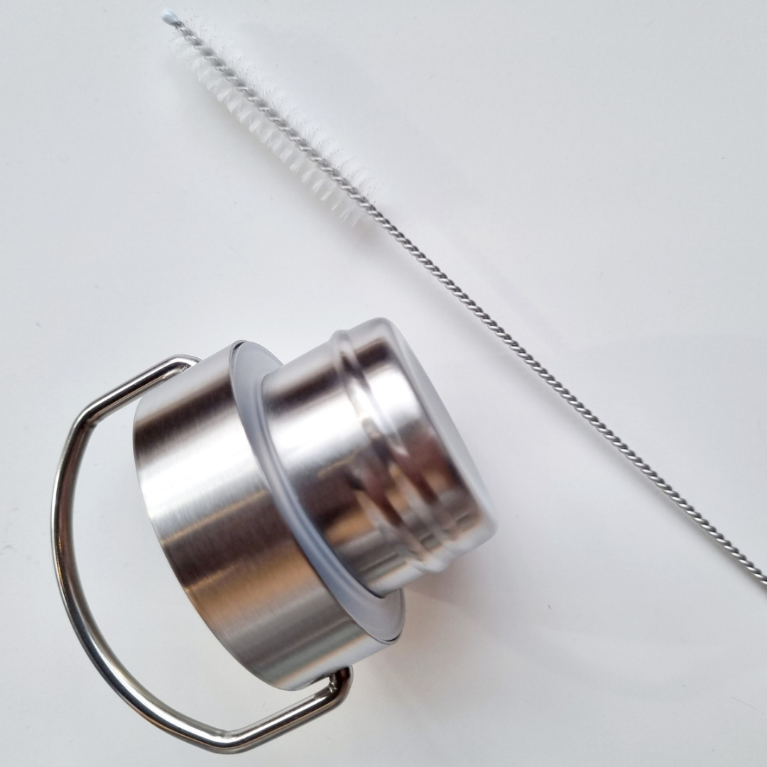 Vatnsbrúsi úr stáli með röri - Crocodile 500ml