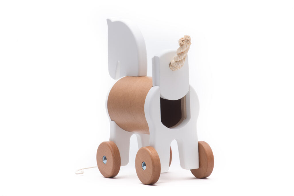 Keepsake Box Pony - Tré leikfang með geymsluhólfi