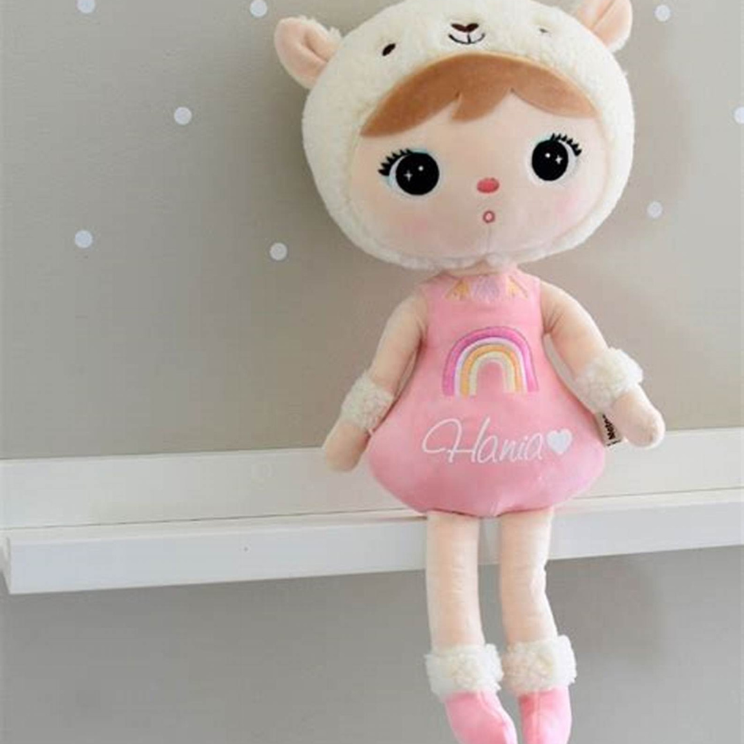 MeToo Dúkka Lama Pink 50cm