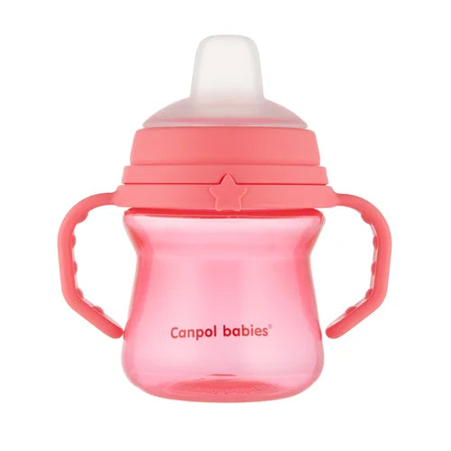 Drykkjarmál - First Cup with Silicone Spout 150ml Pink