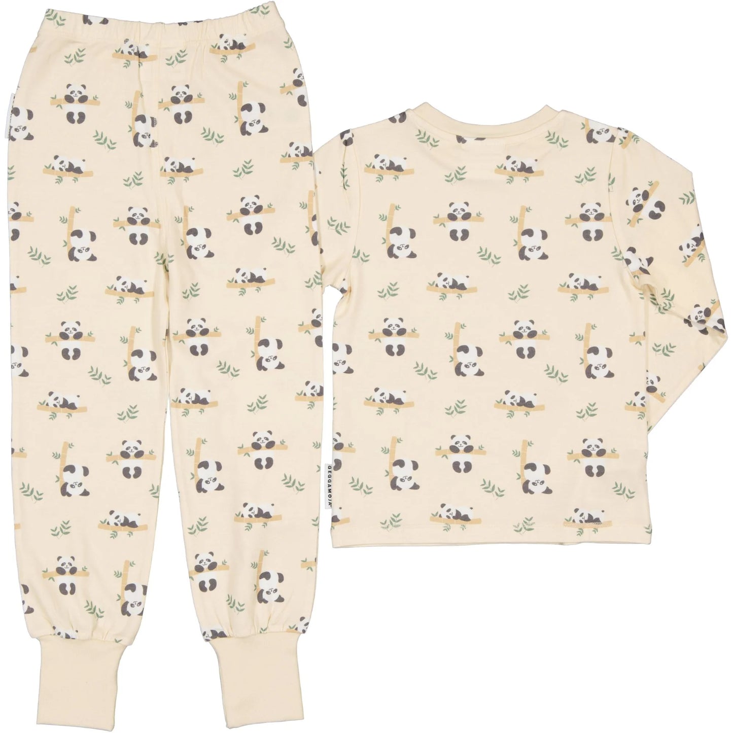 Bamboo Náttföt - Panda Beige