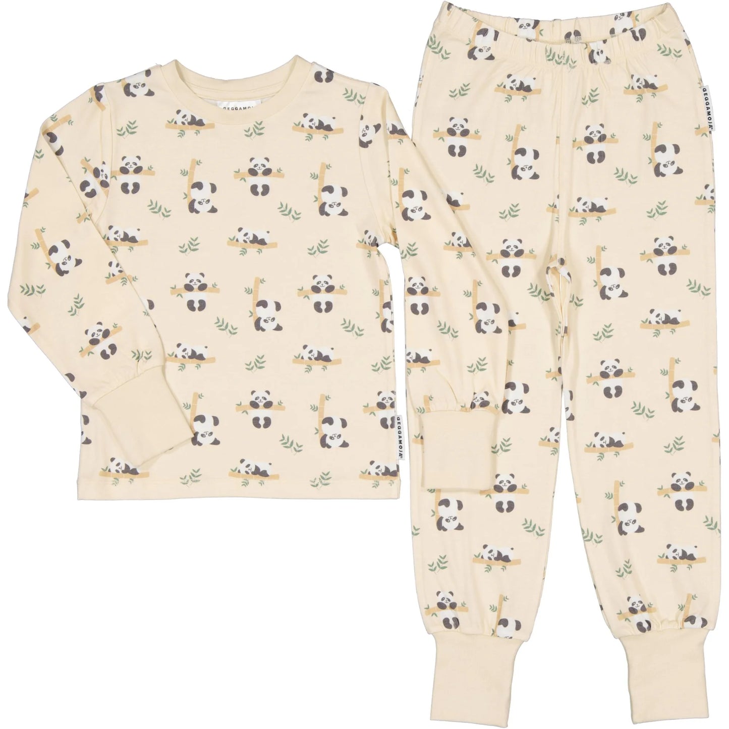 Bamboo Náttföt - Panda Beige