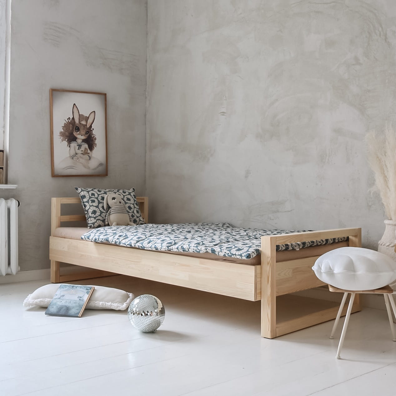 Barnarúm Modern Max Natural