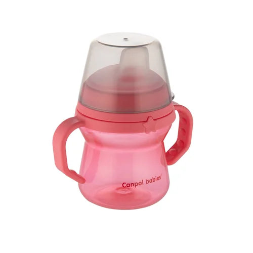 Drykkjarmál - First Cup with Silicone Spout 150ml Pink