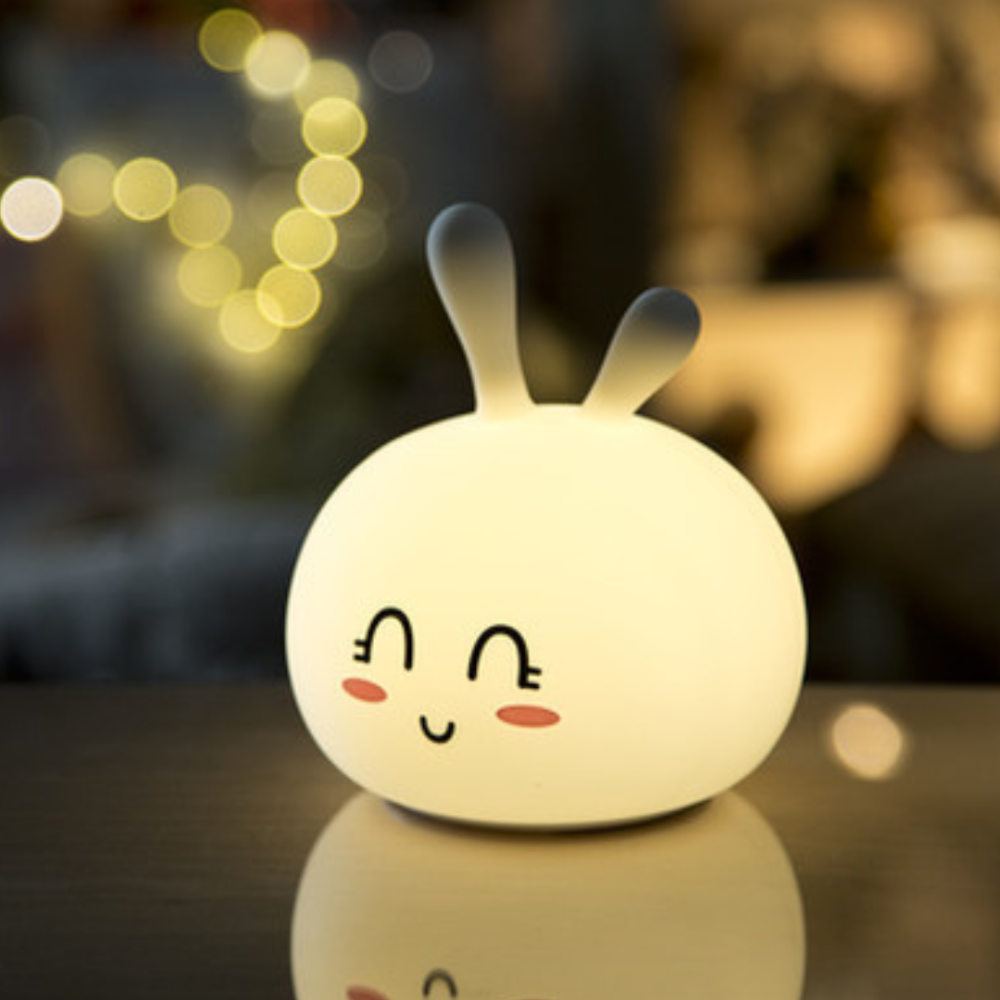 Mjúkur Sílikon Lampi - Bunny