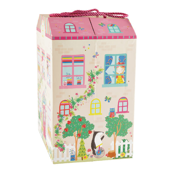 Leikbox með tré fígúrur - Rainbow Fairy