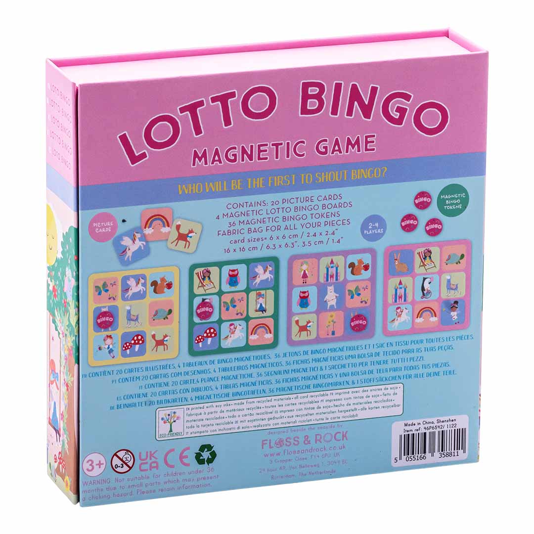 Magnetic Lotto Bingo Spil - Rainbow Fairy