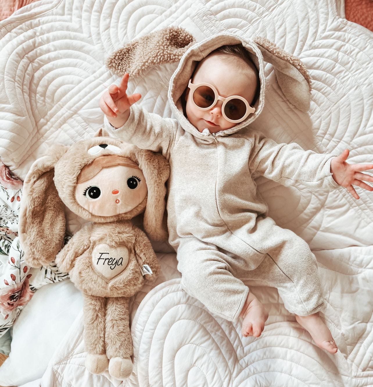 MeToo Beige Bunny 50cm