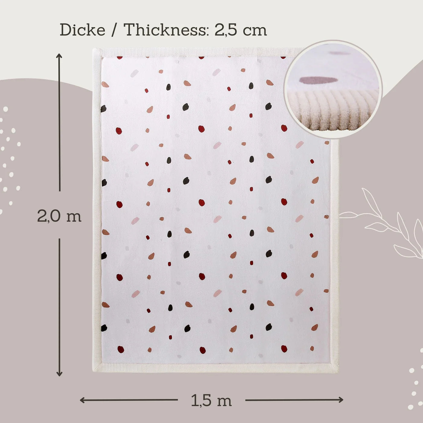Motta - Cloud Soft Confetti 200/150cm