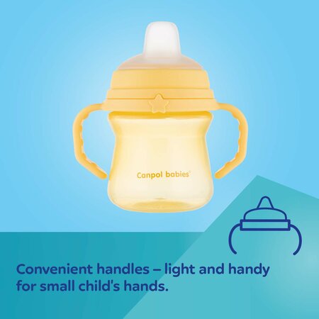 Drykkjarmál - First Cup with Silicone Spout 250ml Blue