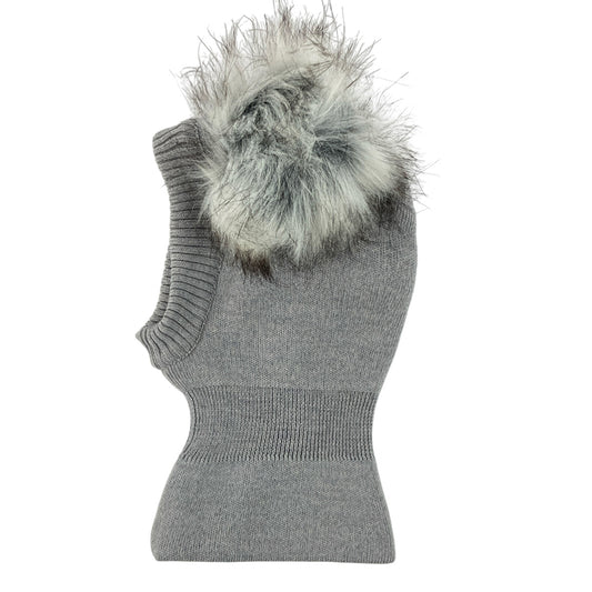 Ullar Lambhúshetta með 2 dúskum - Gray