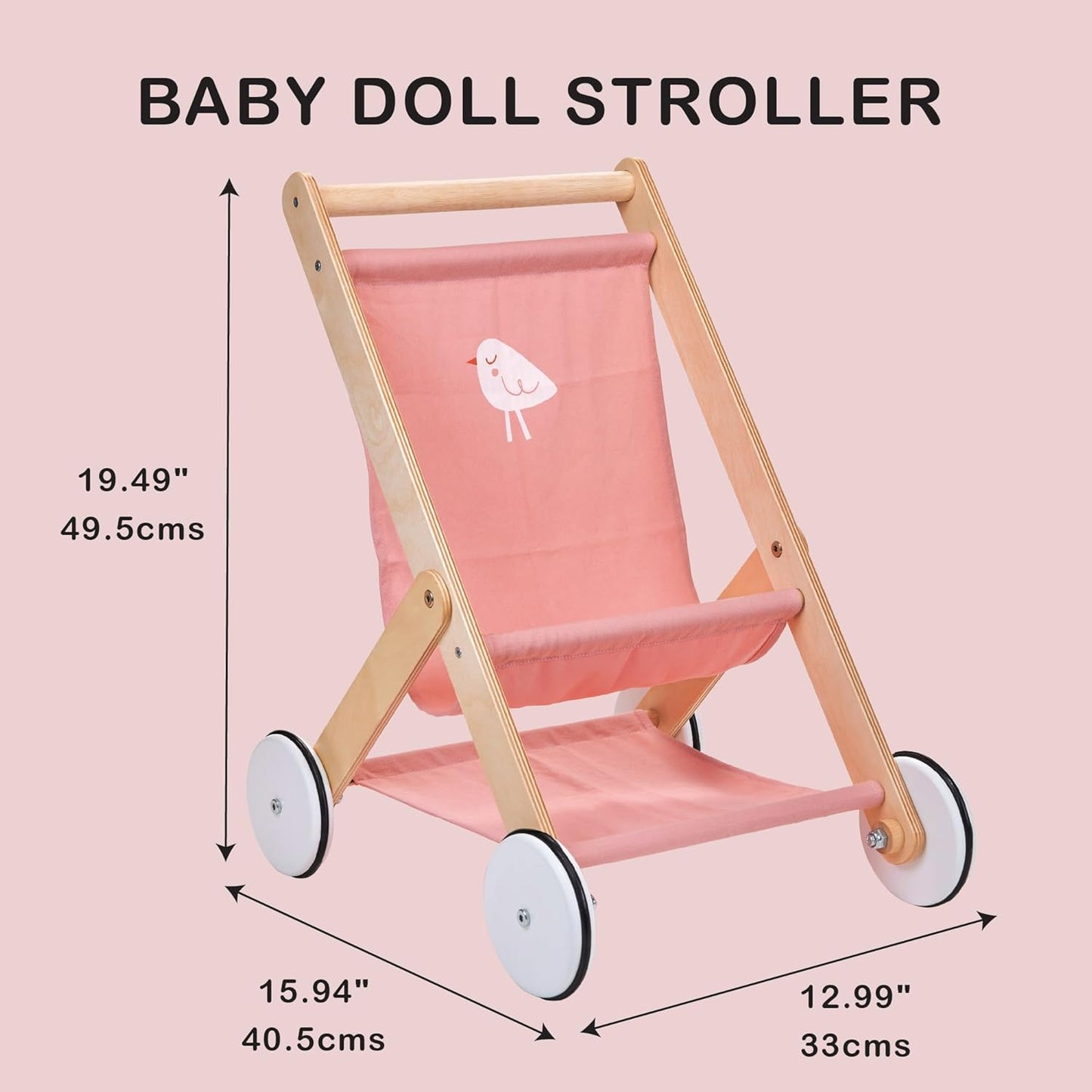 Dúkkuvagn - Baby Doll Stroller