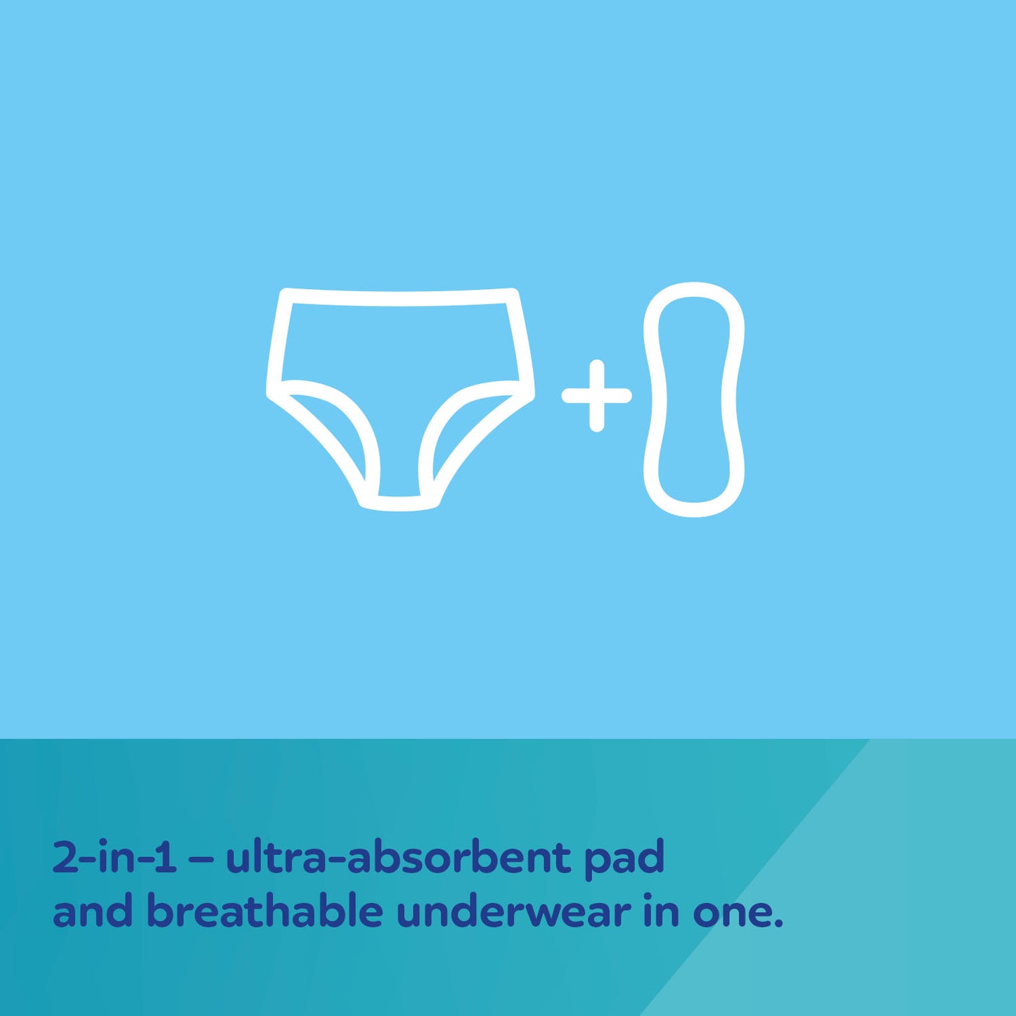2in1 Postpartum Pants with Pad S/M - 5 pcs