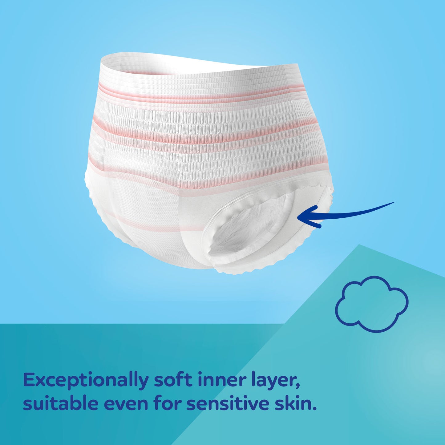 2in1 Postpartum Pants with Pad S/M - 5 pcs