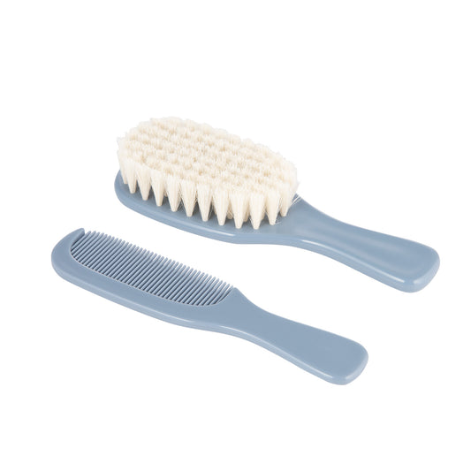 Burstasett Newborn Baby- Brush & Comb Blue