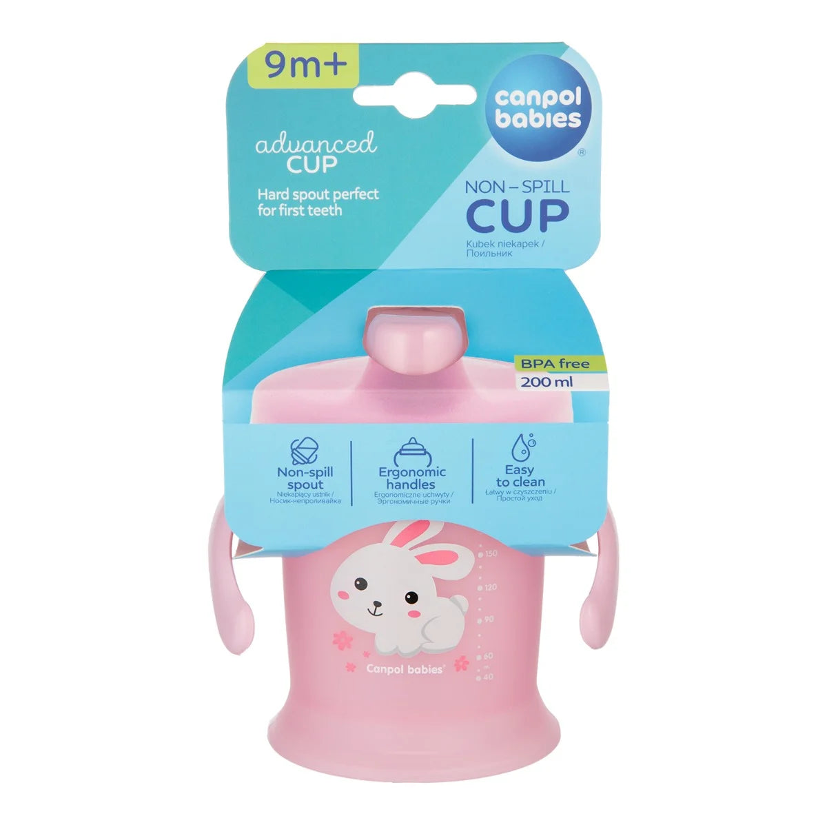 Drykkjarmál - Non spill Cup 200ml - Pink Bunny