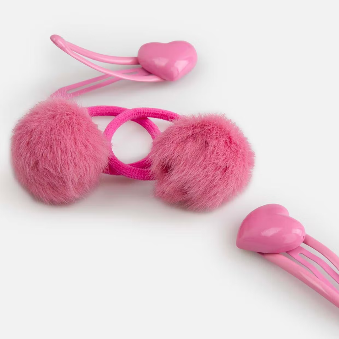 Hárskraut sett (hárteygjur + hárspennur)