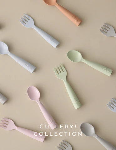 My First Cutlery Hnífaparasett - Pack of 2 (Aqua/Keylime)