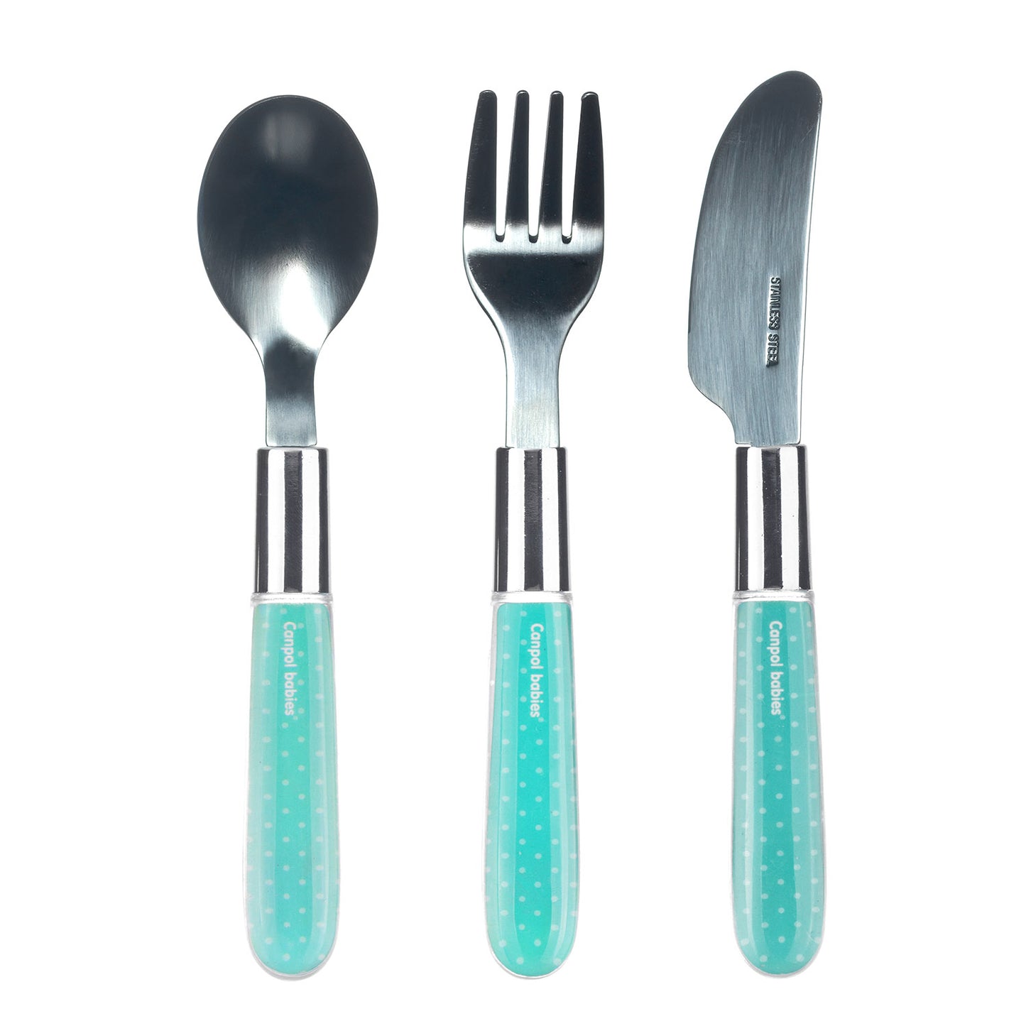Hnífaparasett - 3 stk - Stainless Steel Green