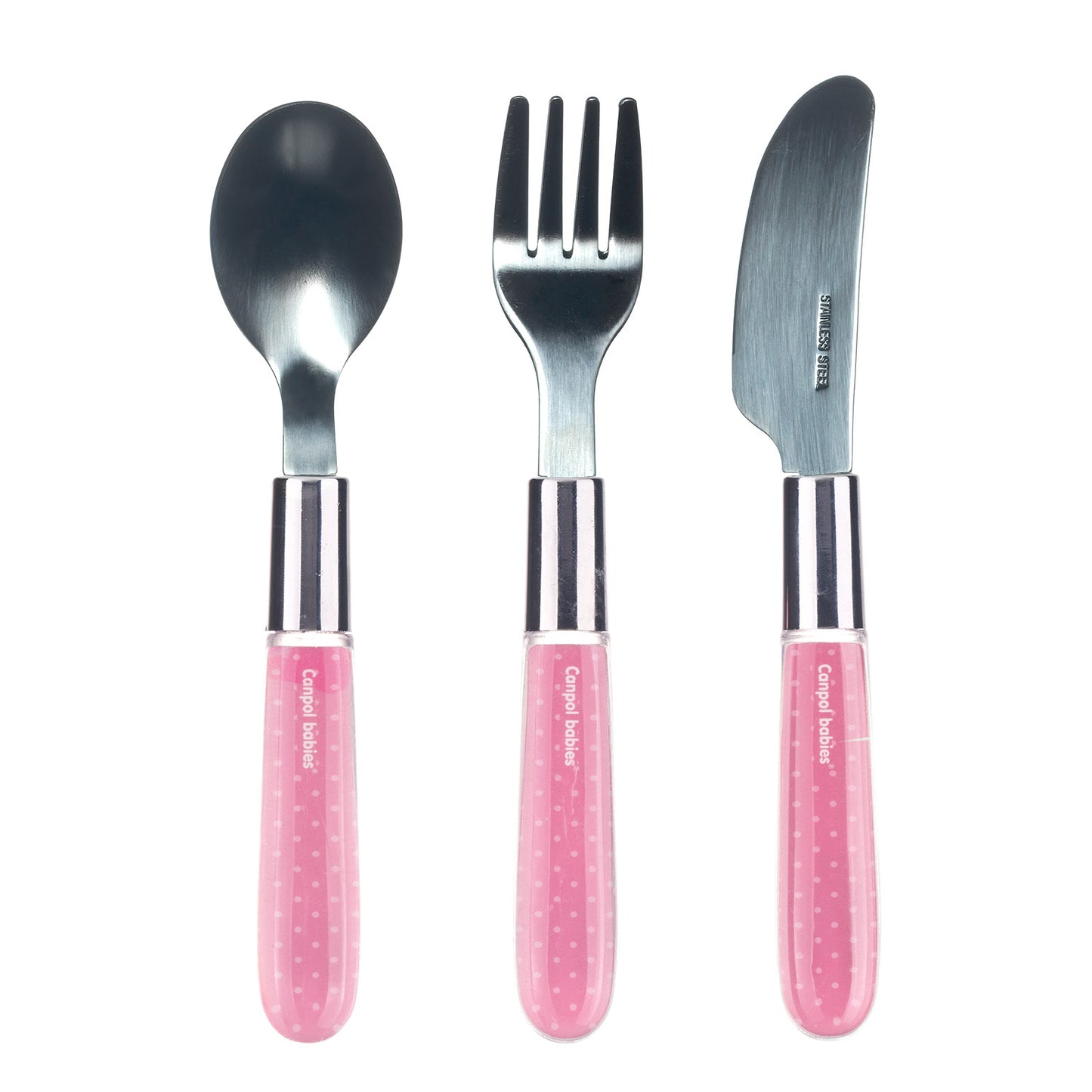 Hnífaparasett - 3 stk - Stainless Steel Pink