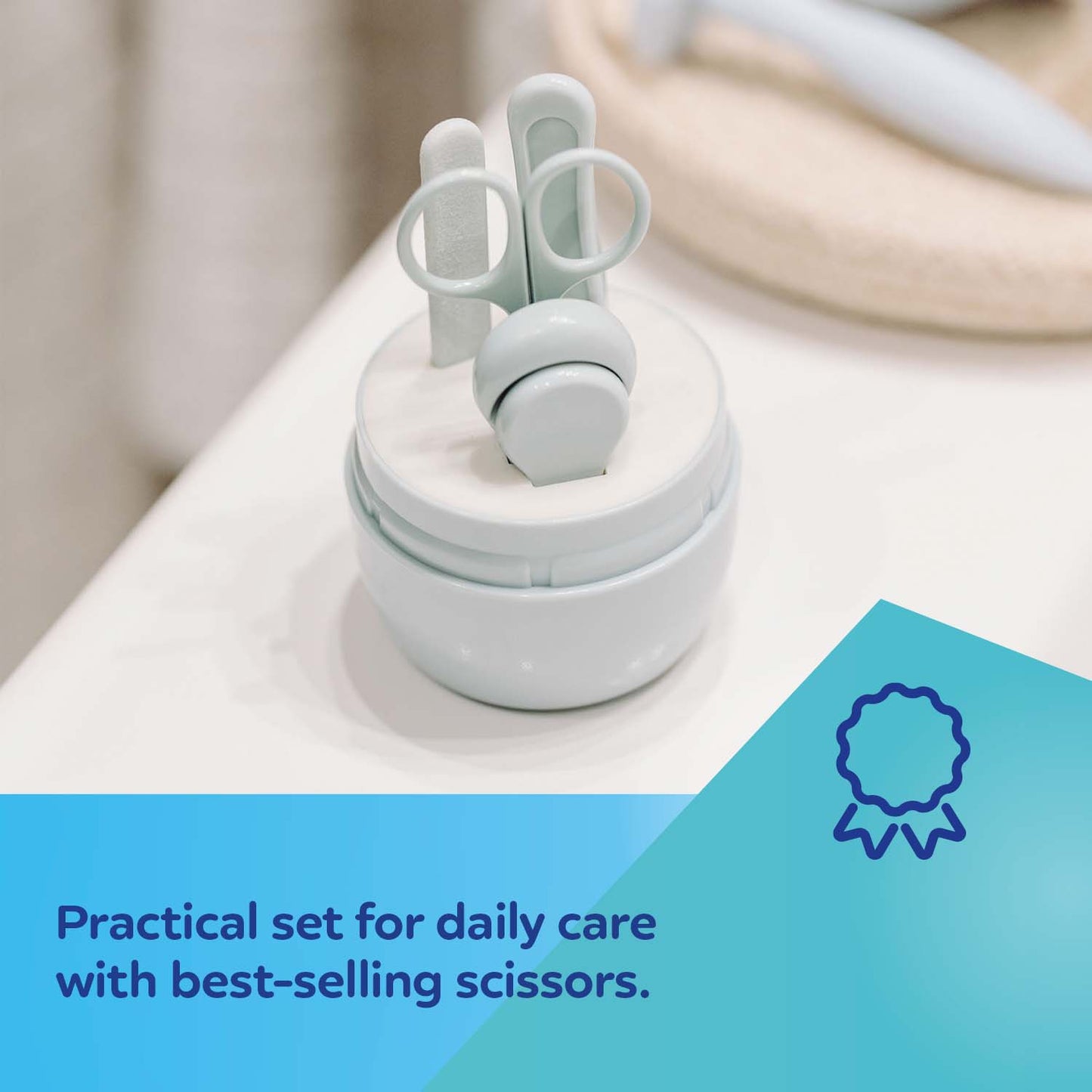 Nail Care Set for Babies and Children - Blue
