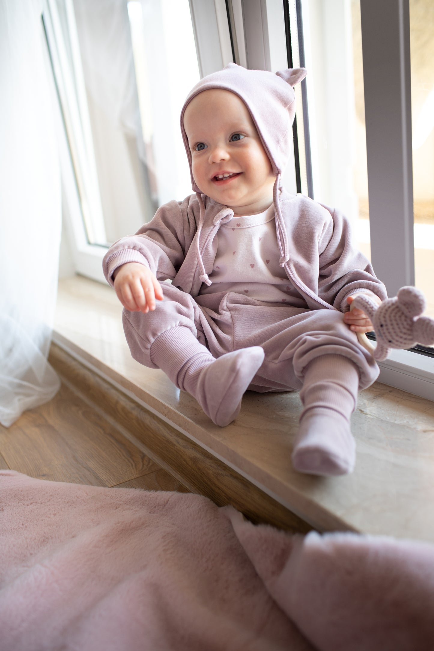 Ungbarna sokkaskór - Pink