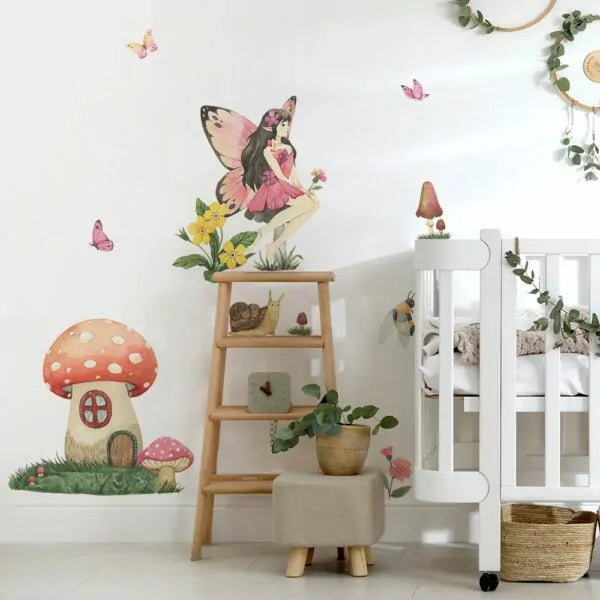 Vegglímmiði - Fairy Sett