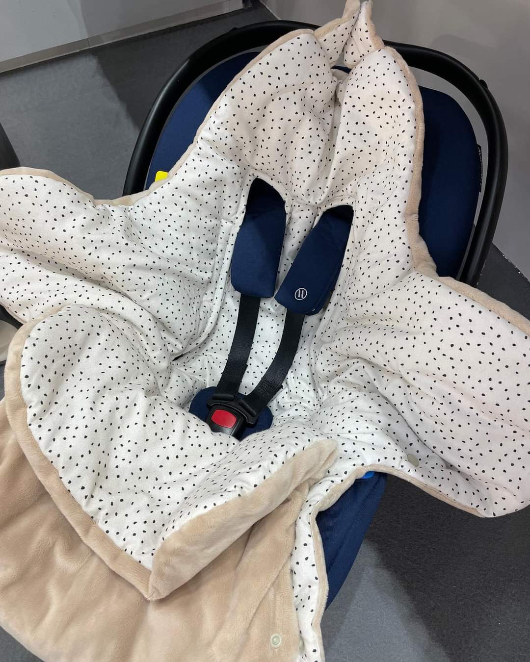 Bílstólateppi Kangaroo úr bambus - Fawns Beige