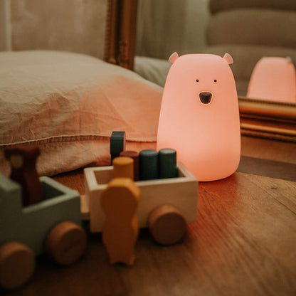 Silicon Lampi - Small Bear Pink