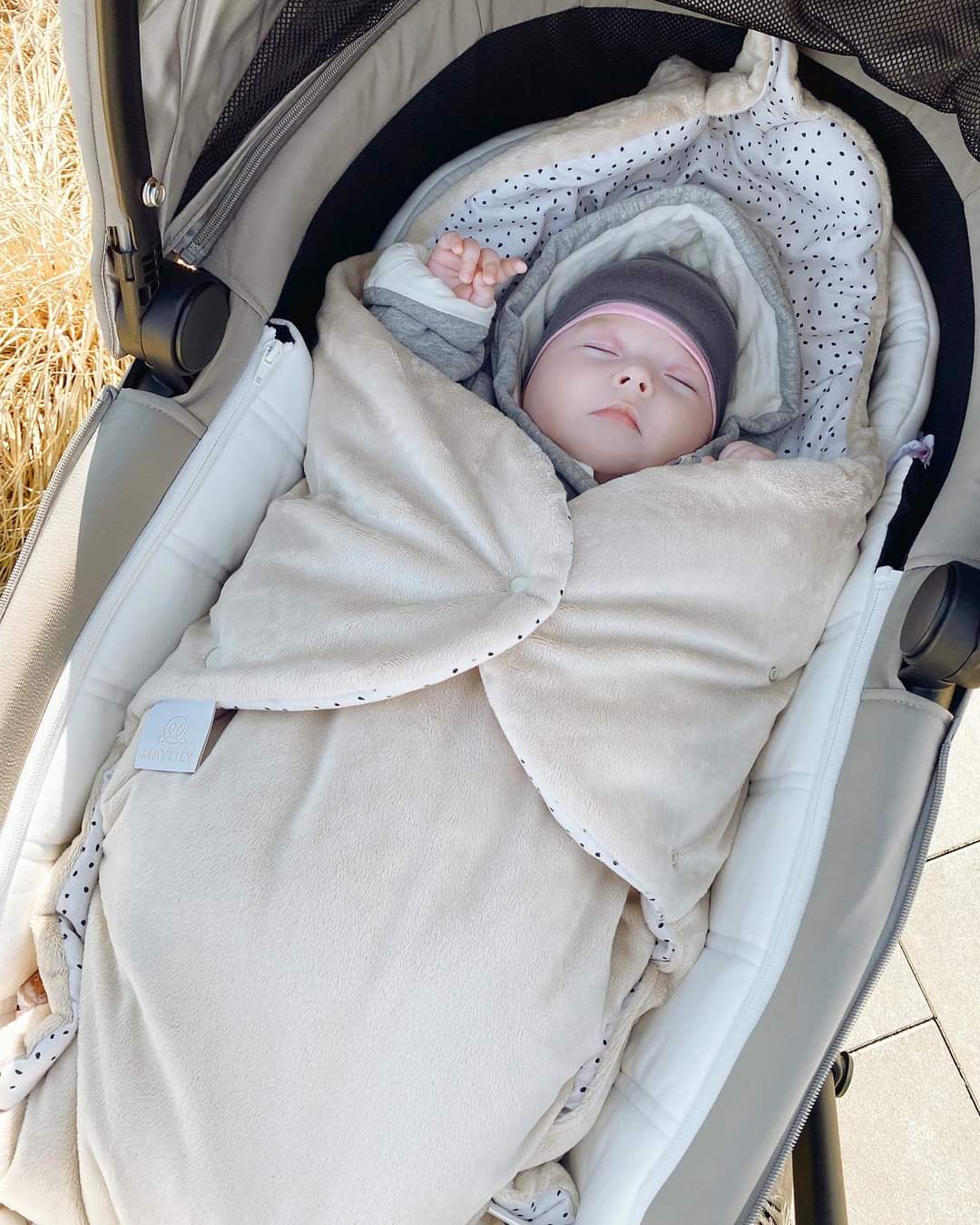 Bílstólateppi Kangaroo úr bambus - Paradise Birds Silver