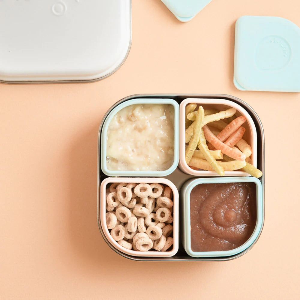 GrowBento Lunch Set (Snow/Grey)