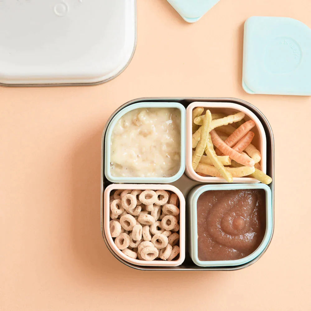 GrowBento Lunch Set (Snow/Aqua)