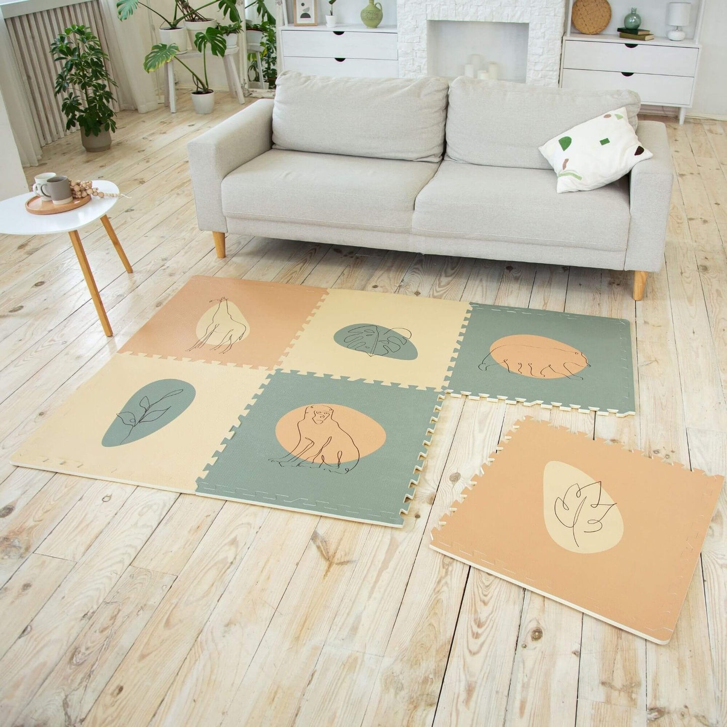 Púslmotta - Jungle Sunset XXL 180/120cm - FORPÖNTUN