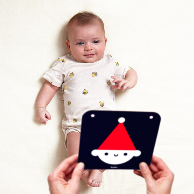 High Contrast Baby Cards 0+ 3+ mánaða