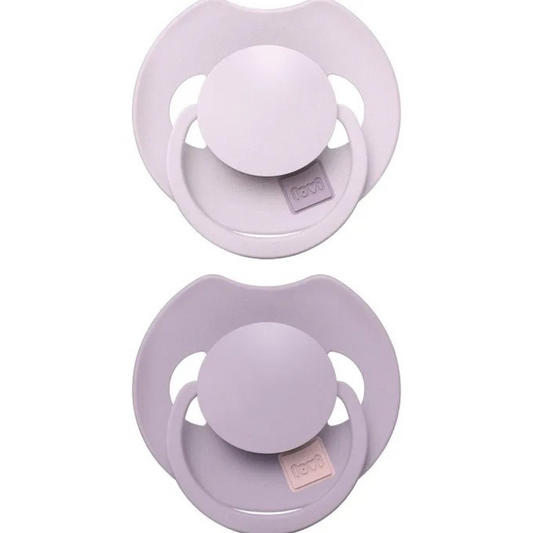 LOVI Prime Sílikon Snuð - 6-18 mánaða - Lilac/Violet 2 í boxi